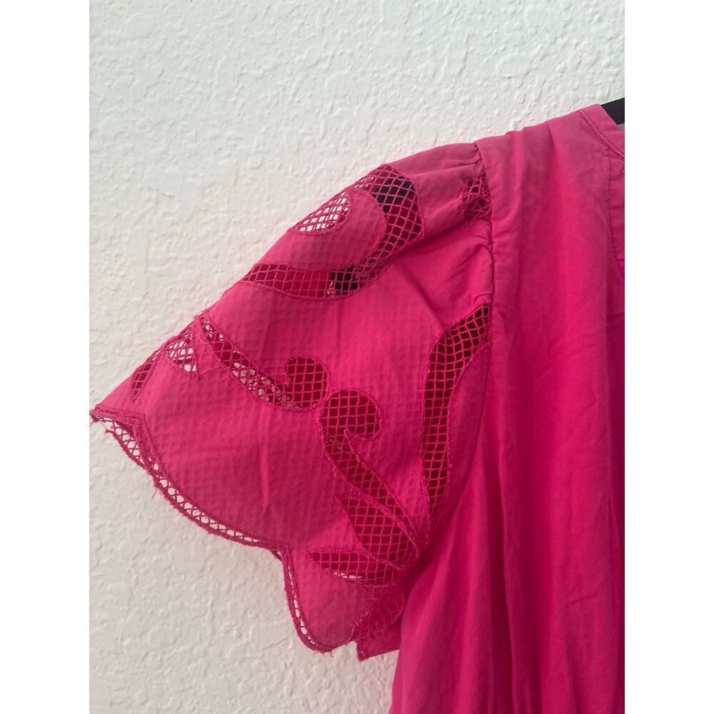 Anthropologie $249 Medium Somerset Cut Out Cottagecore Summer Flowy Maxi Dress - Picture 11 of 12